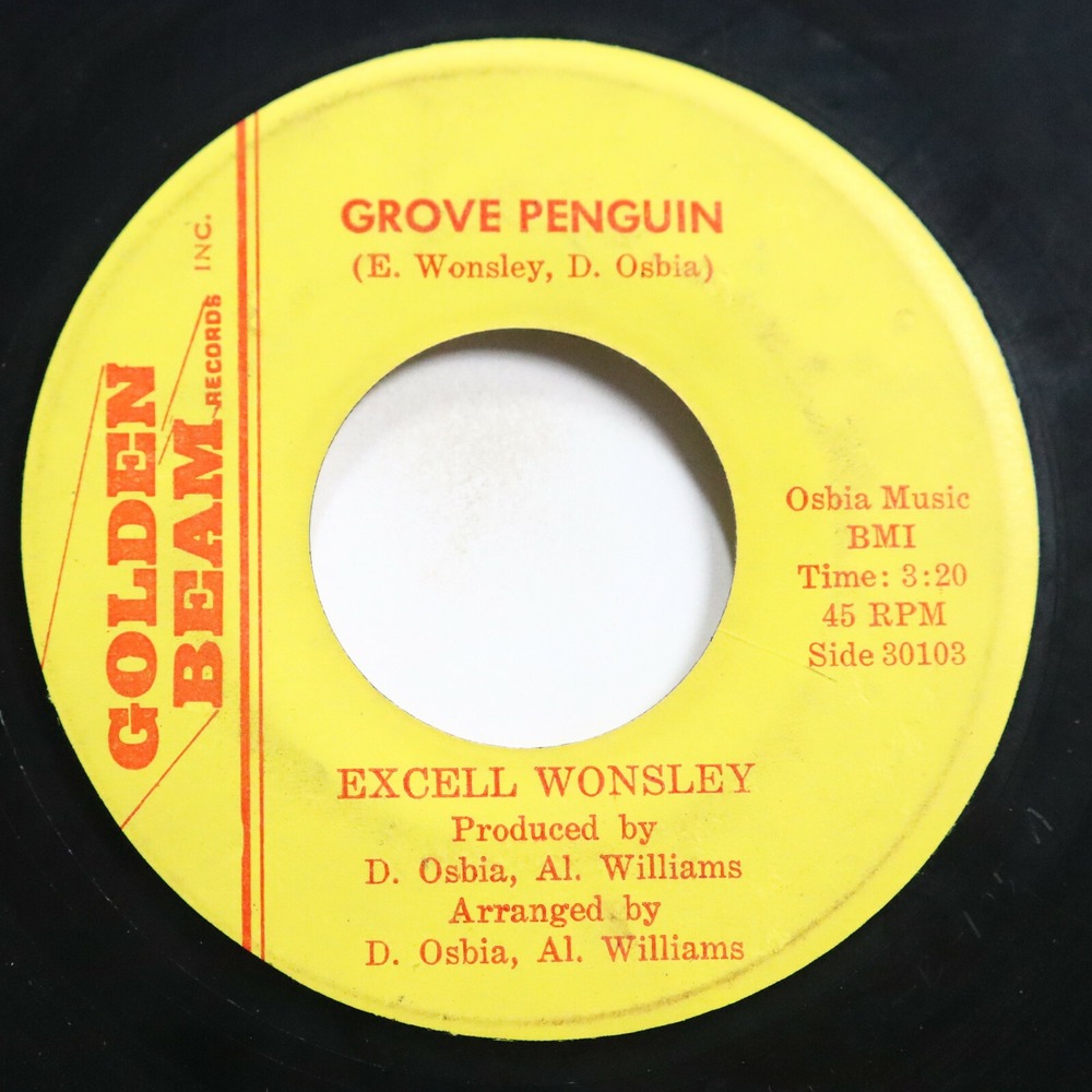 EXCELL WONSLEY - GROVE‎ PENGUIN / LADY LOVE - SOUL 45